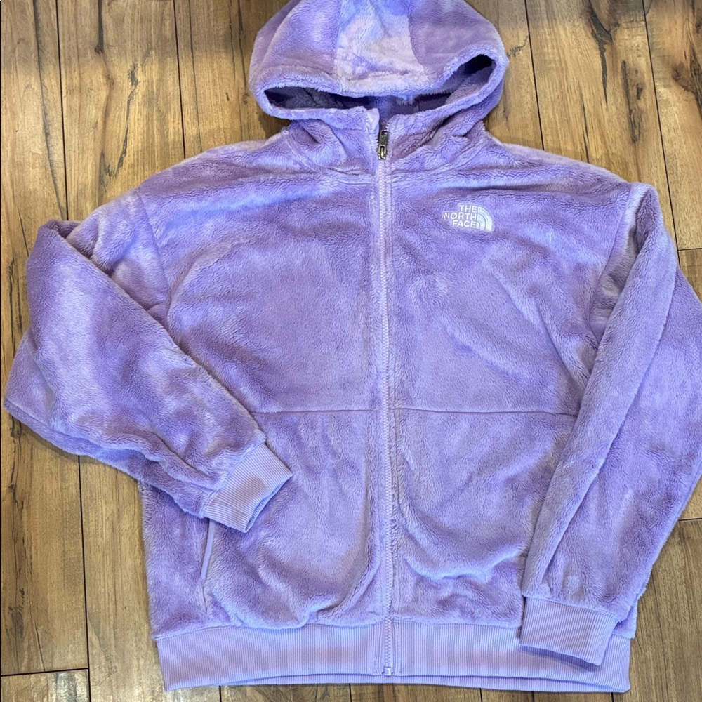 The North Face Kids Lavender Plush Full-Zip Hoodie